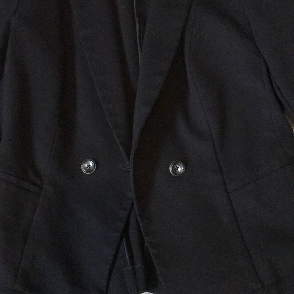 White House Black Market Black Blazer Sz 0 XS - Picture 2 of 5